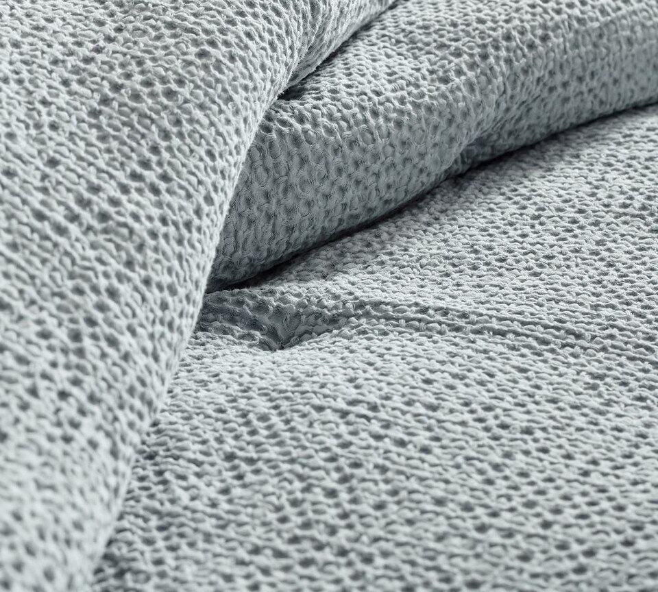 Vintage Washed Cotton/Linen Coverlet Pottery Barn Australia